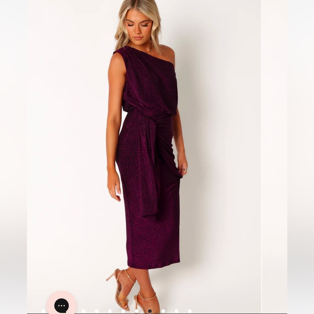 Petal and Pup Size Large Purple Midi Dress. Size is sold out online!  New/tags.